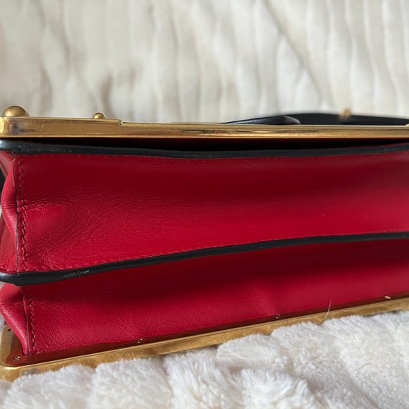 Prada Cahier leather bag - Picture 5 of 10